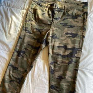 Camo GAP crop pants.